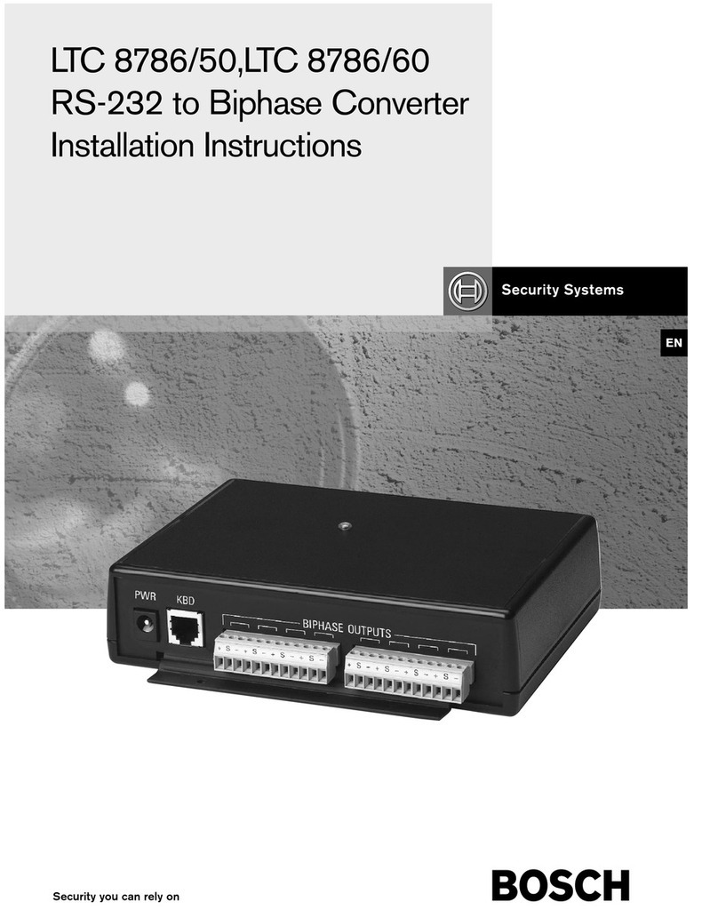 Bosch LTC 8786/50 User manual