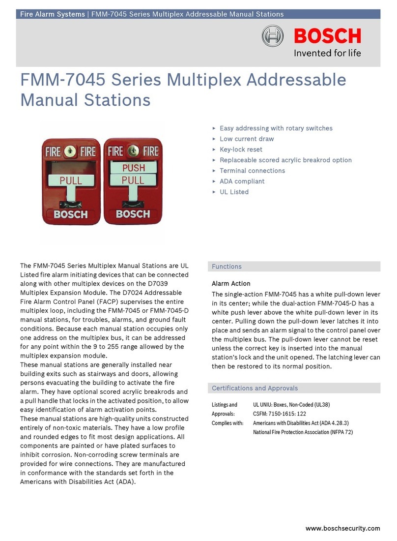 Bosch FMM-7045 Series User manual