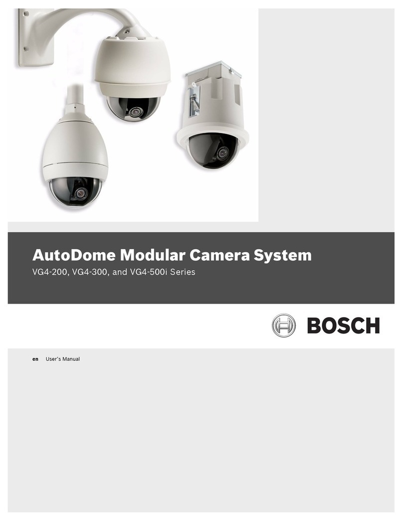 Bosch series VG4-300 User manual Bosch series VG4-300 User manual