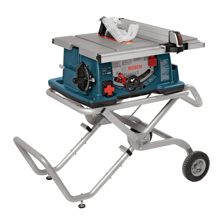 Bosch 4100 - 10 Inch Worksite Table Saw Assembly instructions