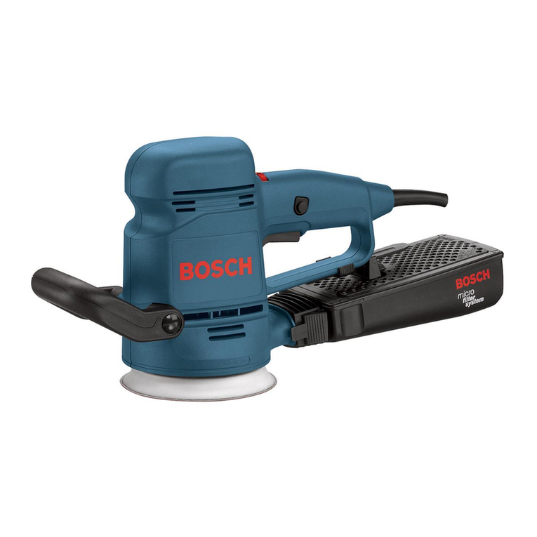 Bosch 3107DVS - 5 Variable Speed Random Orbit... Assembly instructions