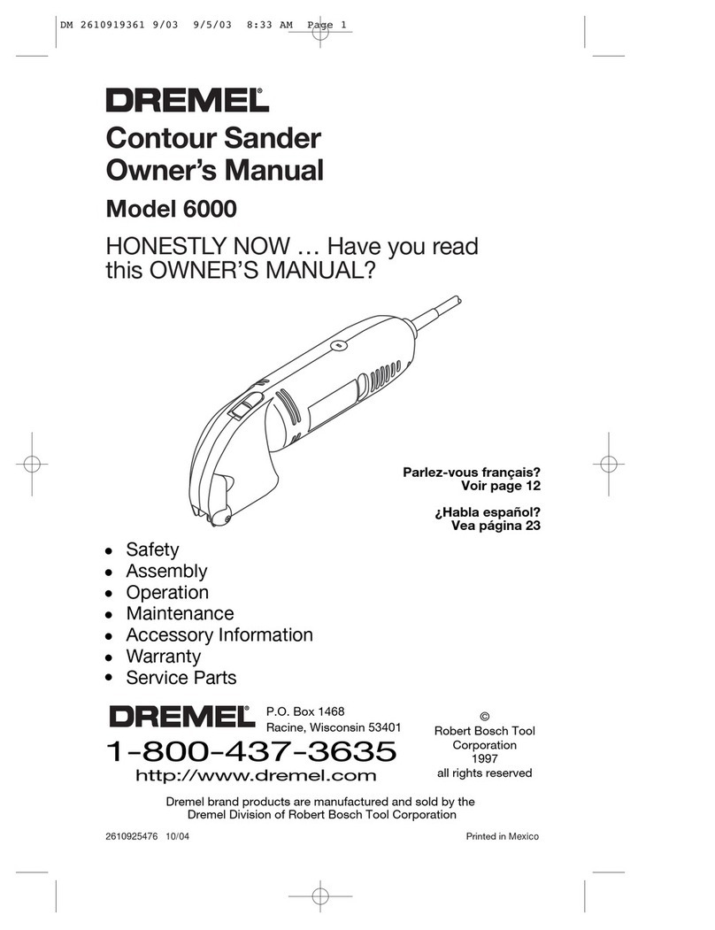 Dremel SOLUTION 6000 owner's manual