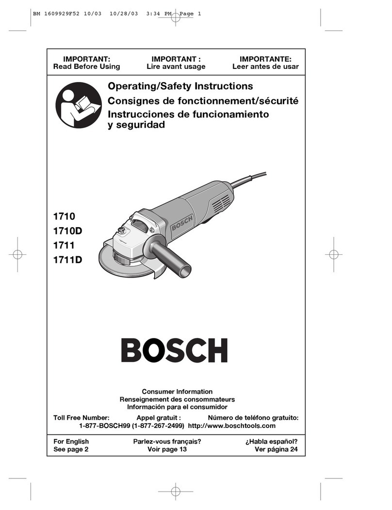 Bosch 1710 Assembly instructions