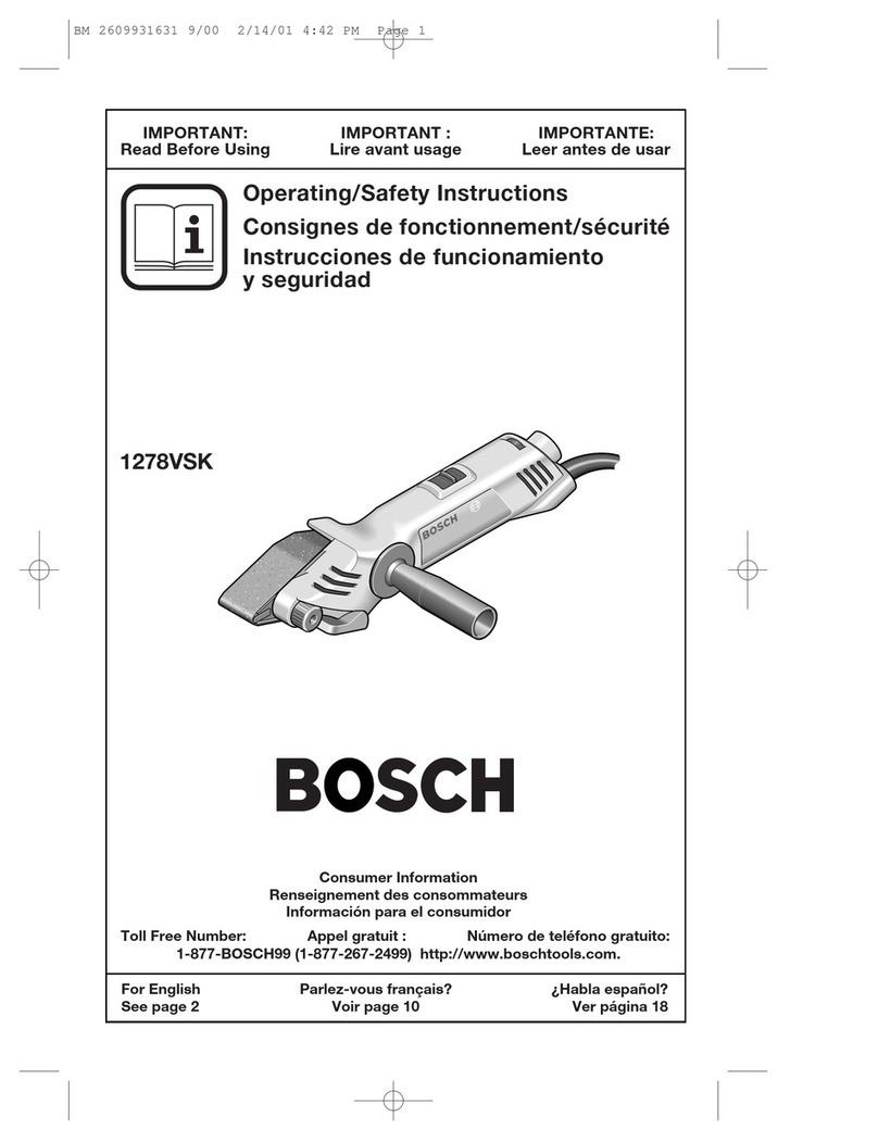 Bosch 1278VSK Assembly instructions