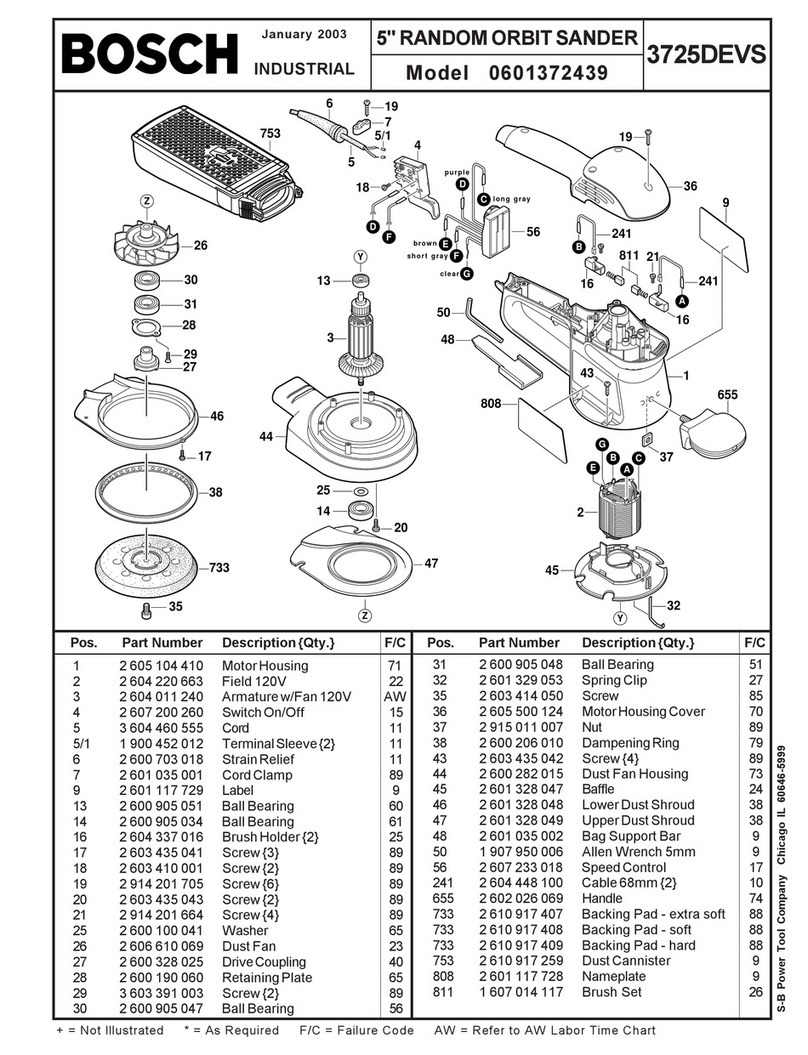 Bosch 601372439 User manual Bosch 601372439 User manual