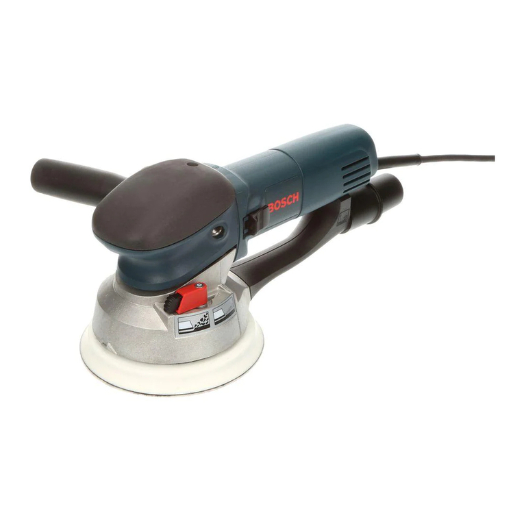 Bosch 1250DEVS - NA 6" Dual-Mode Variable Speed Random Orbit... Operating/safety instructions