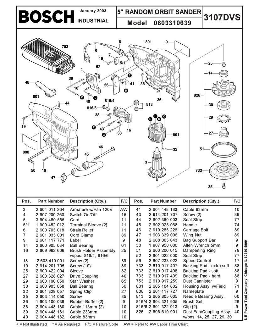 Bosch 603310639 User manual
