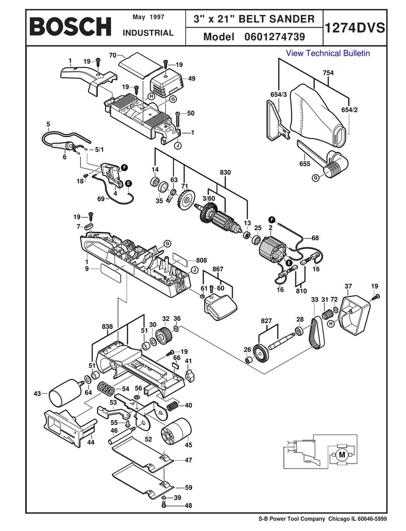 Bosch 601274739 parts list