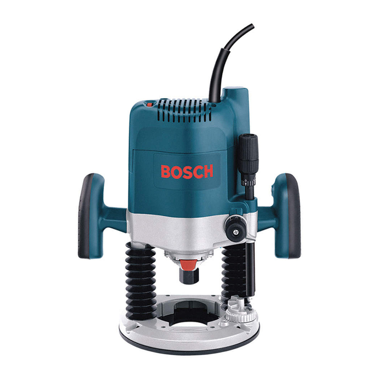 Bosch 1619EVS - NA 3.25 HP Electronic Plunge... Operating/safety instructions