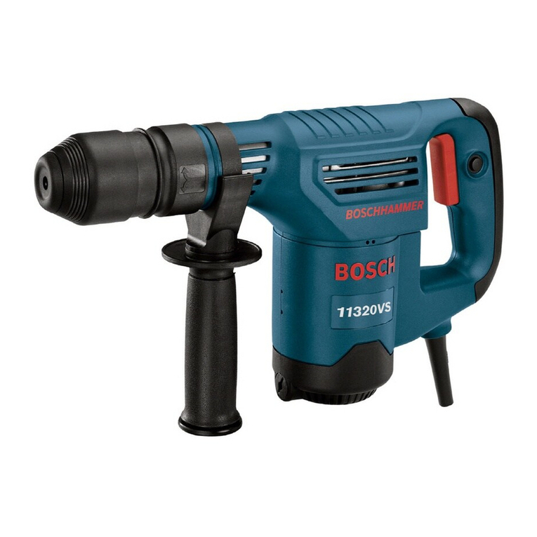 Bosch 11320VS - SDS+ Chipping Hammer 6.5 Amp Assembly instructions