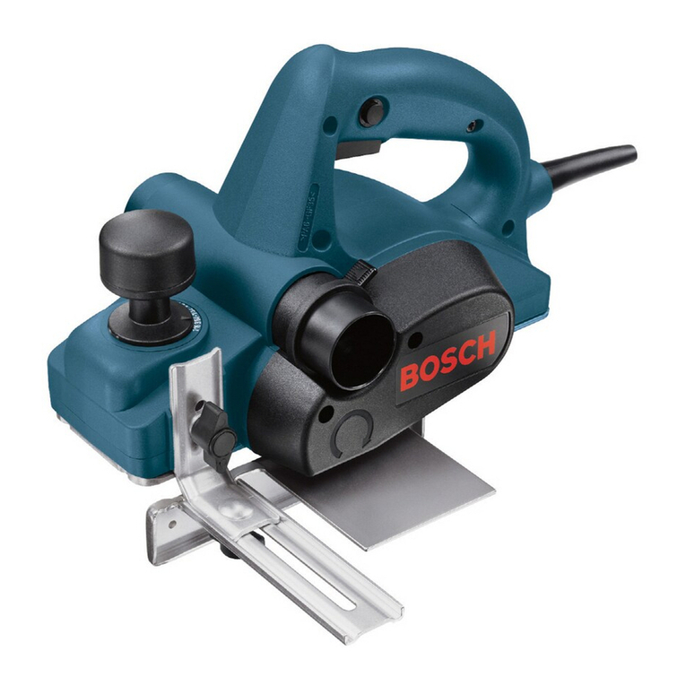 Bosch 3365 - 3-1/4 Planer w/ Parallel Guide Fence Assembly instructions
