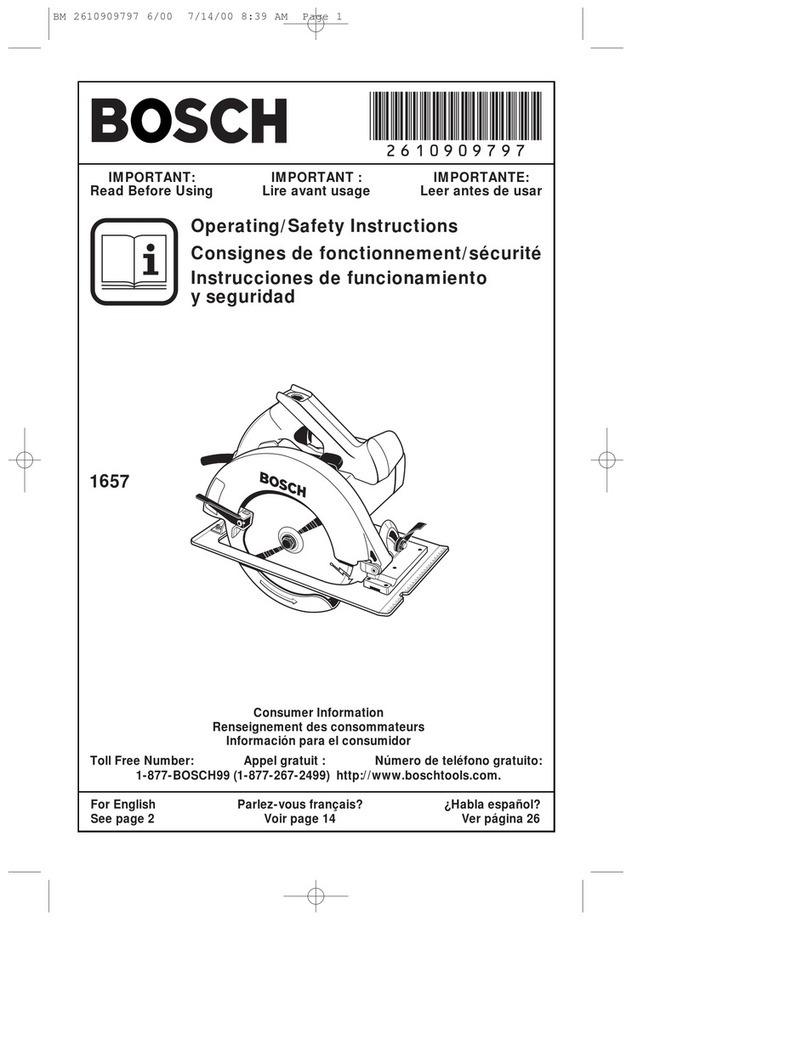 Bosch 1657 Assembly instructions
