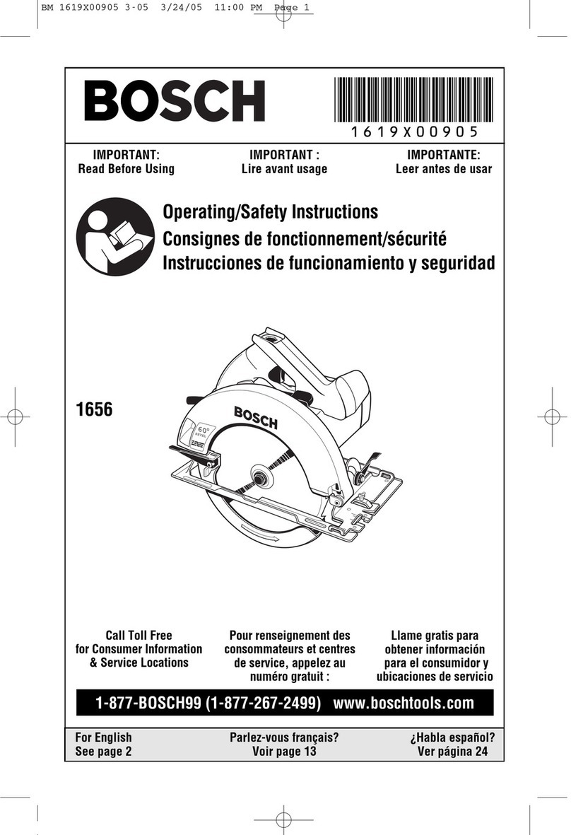 Bosch 1656 Assembly instructions
