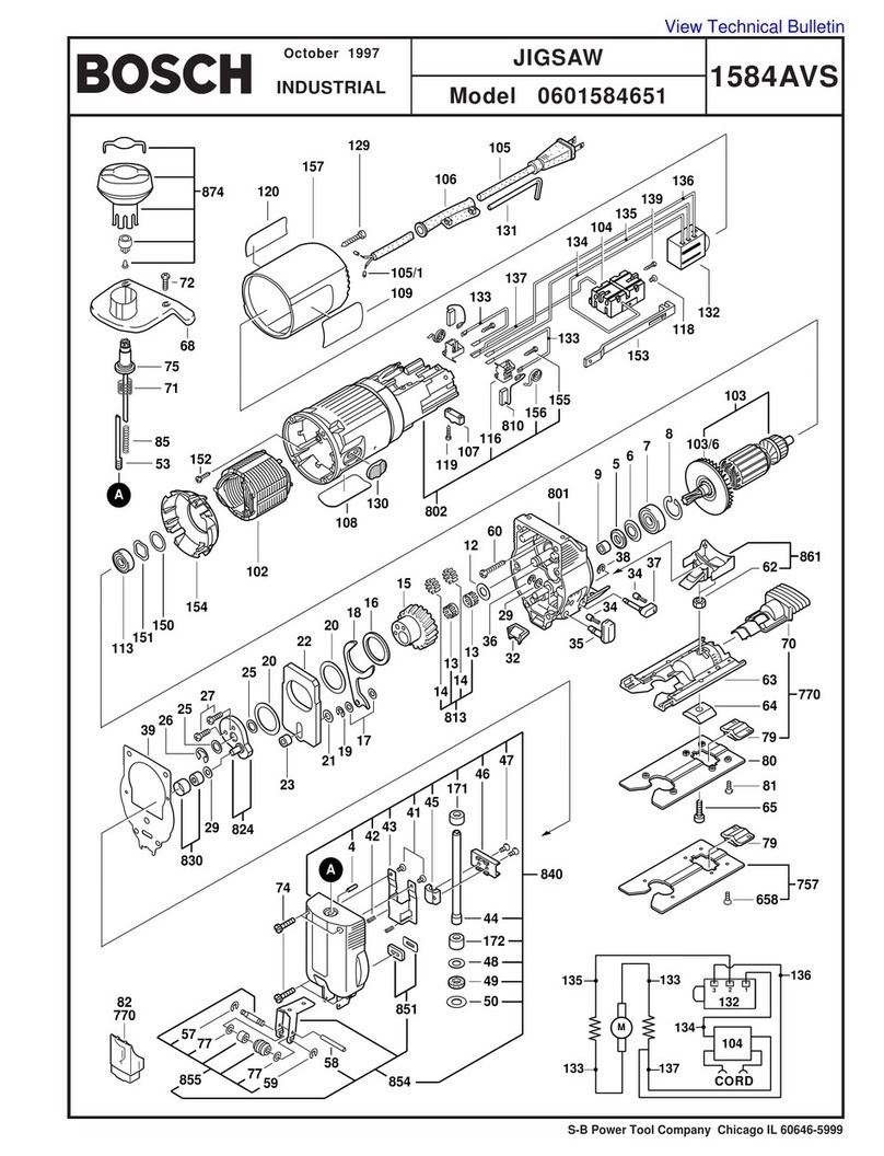 Bosch 601584651 parts list