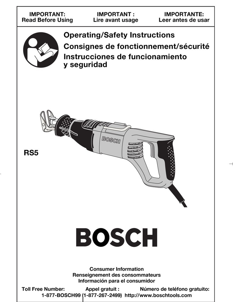 Bosch RS5 Assembly instructions