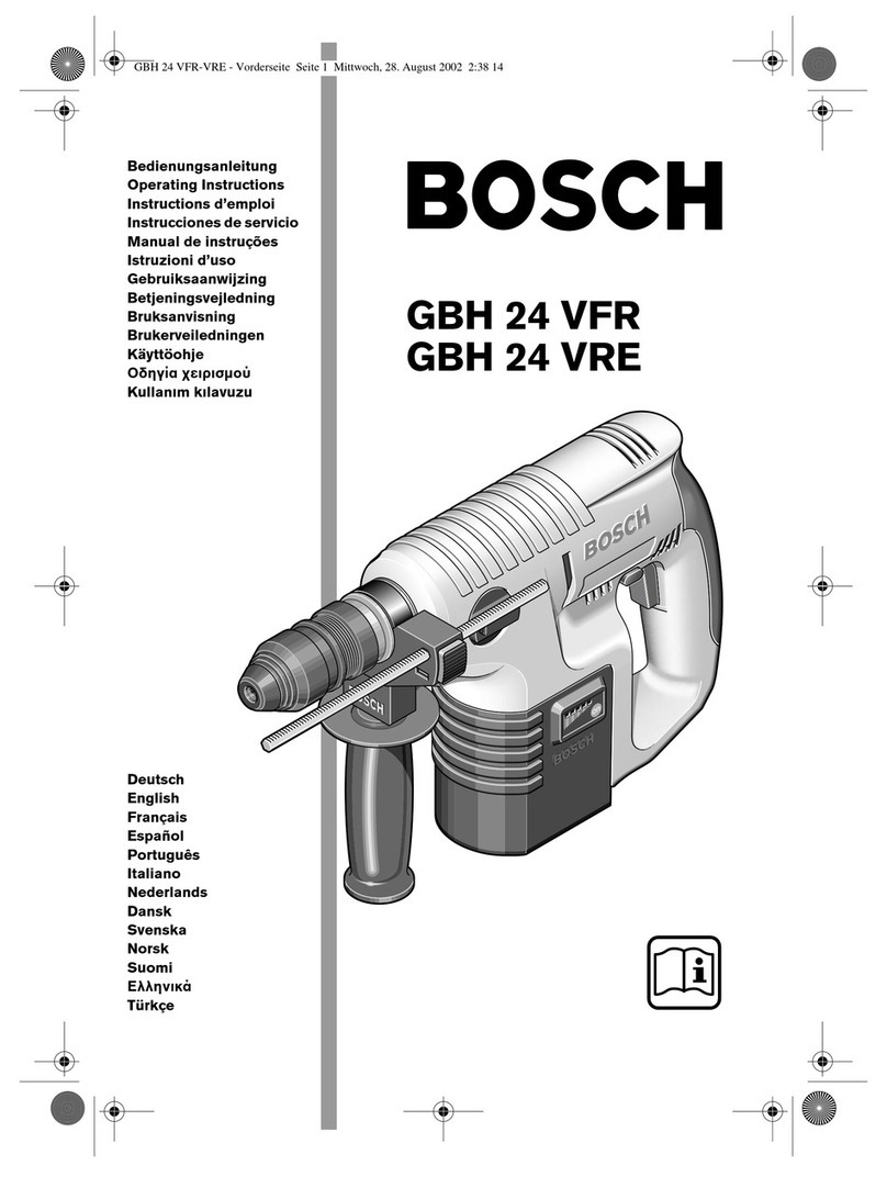 Bosch GBH 24 VFR User manual