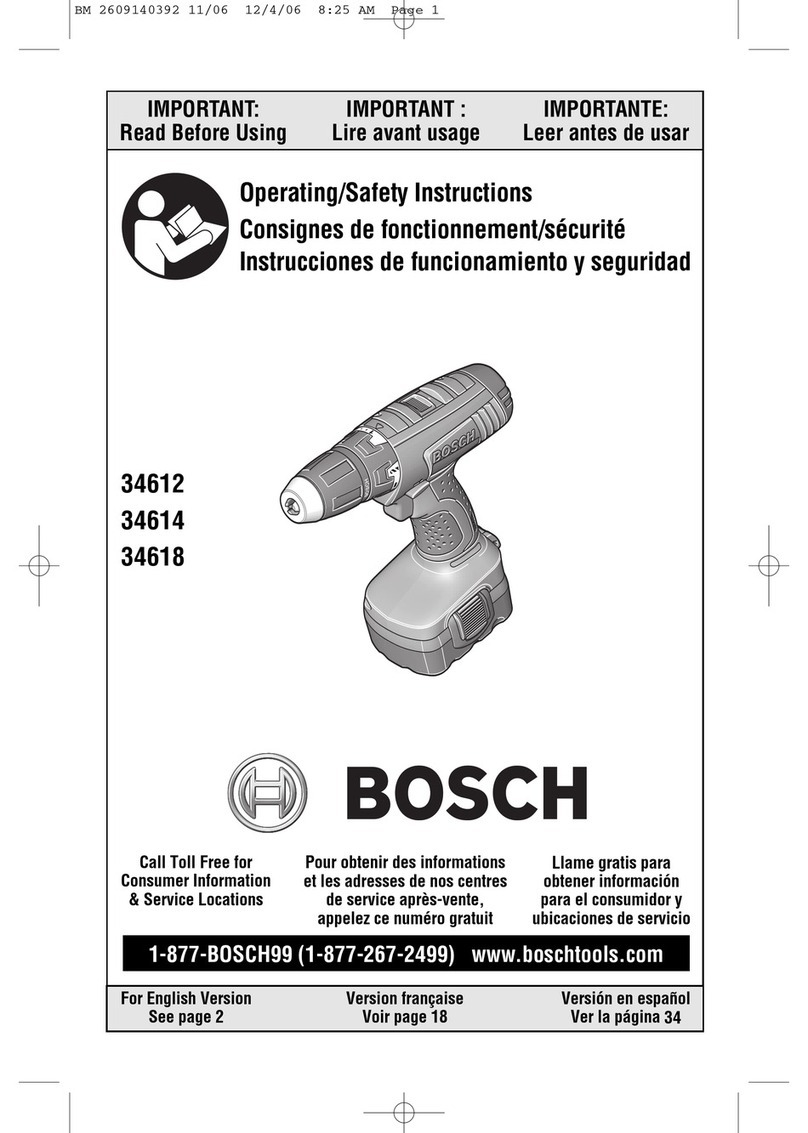 Bosch 34612 Assembly instructions