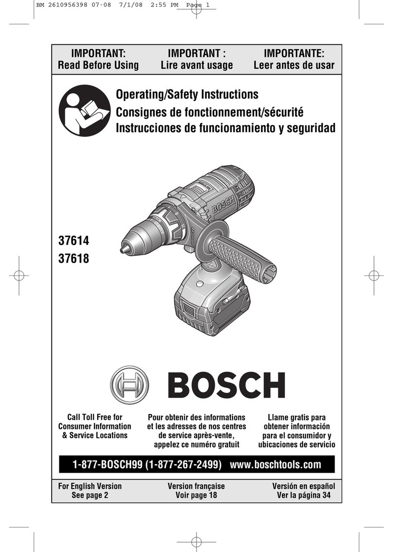 Bosch 37614 Assembly instructions