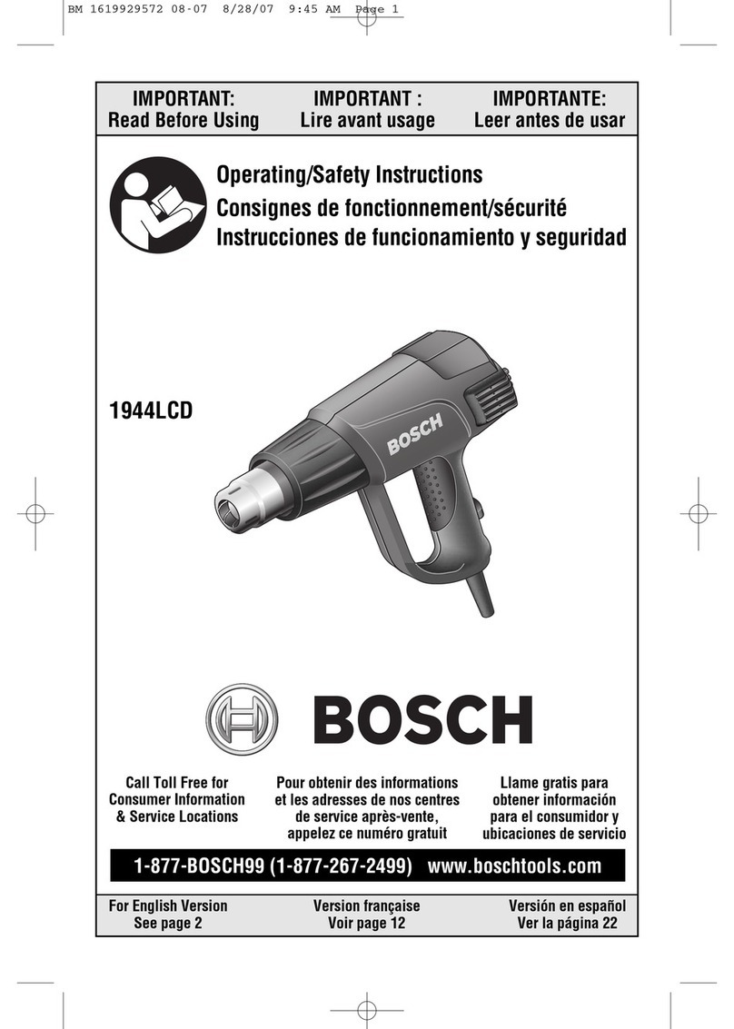 Bosch LCD Operating/safety instructions