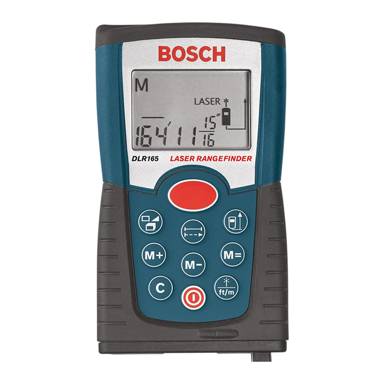 Bosch DLR165 Operating/safety instructions