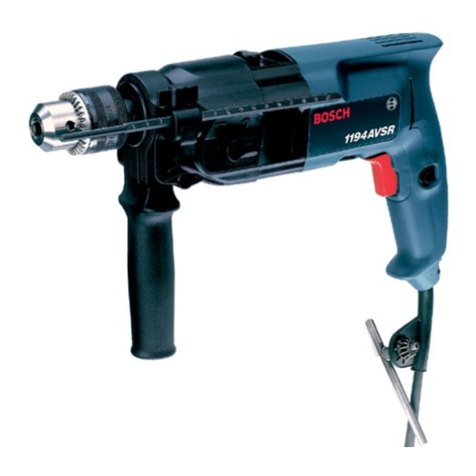 Bosch 1194AVSR - Hammer Drill 1/2in Dual Torque... Assembly instructions