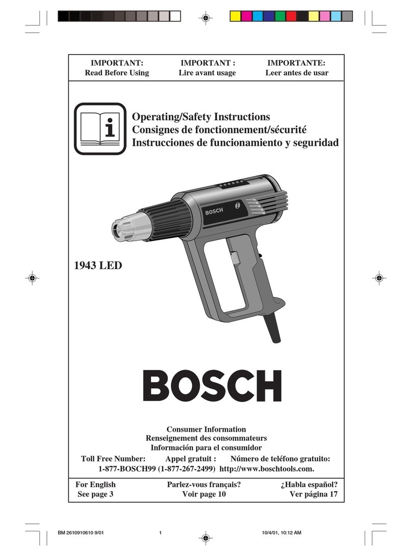 Bosch 1943 LED Operating/safety instructions