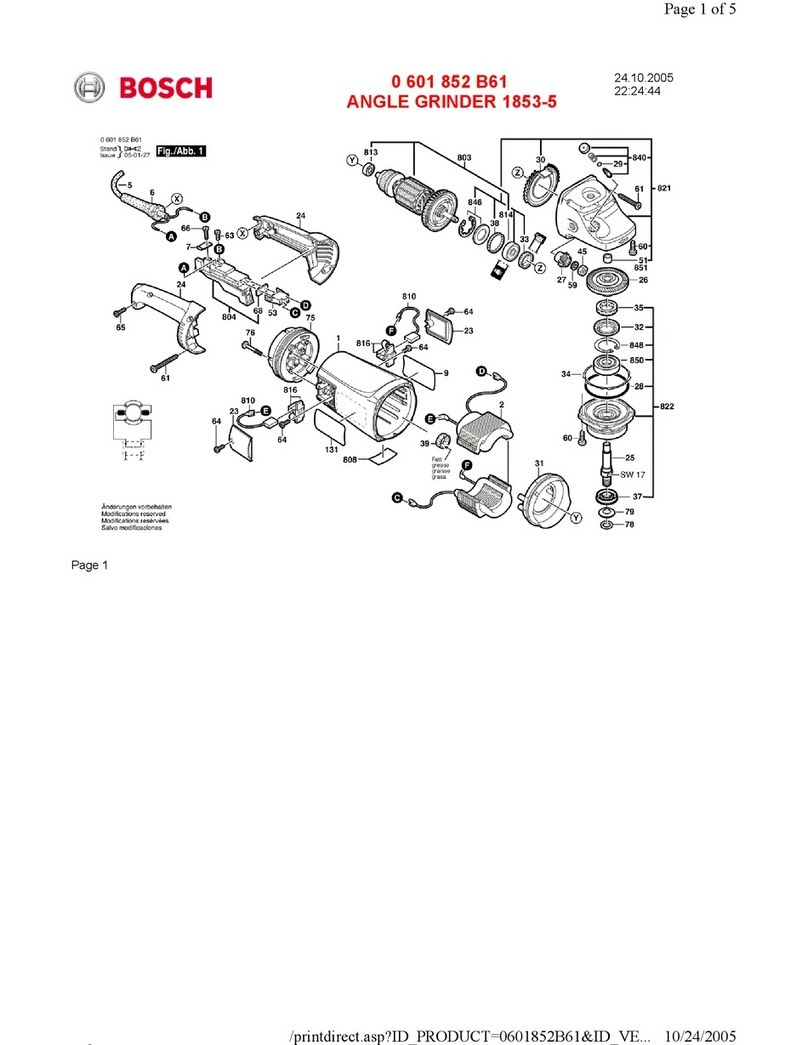 Bosch 1853-5 User manual