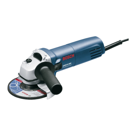 Bosch GWS 6-100 (E) operating instructions