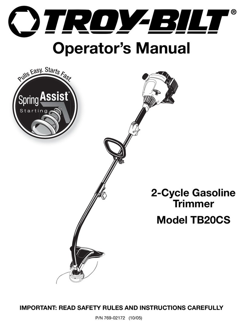 Troy-Bilt TB20CS User manual