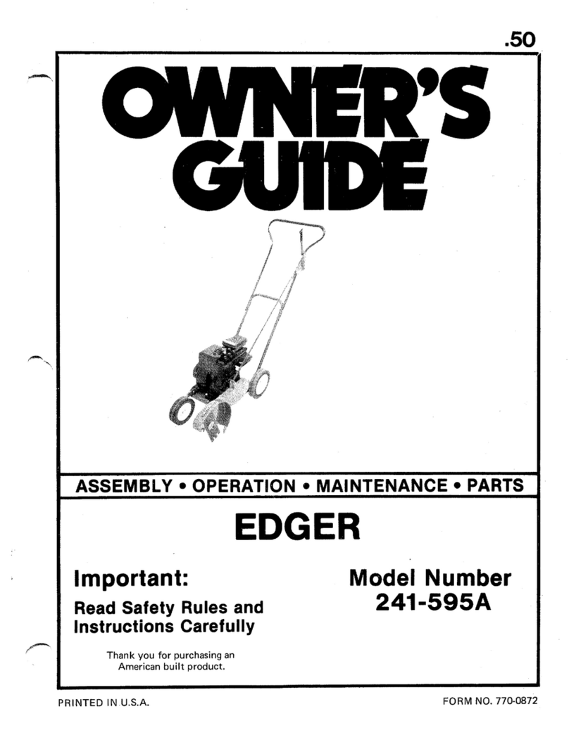 MTD Edger 241-595A User manual