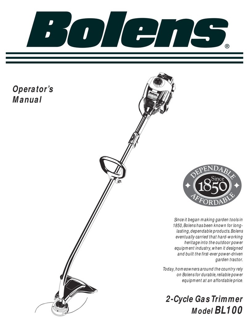 Bolens BL100 User manual Bolens BL100 User manual