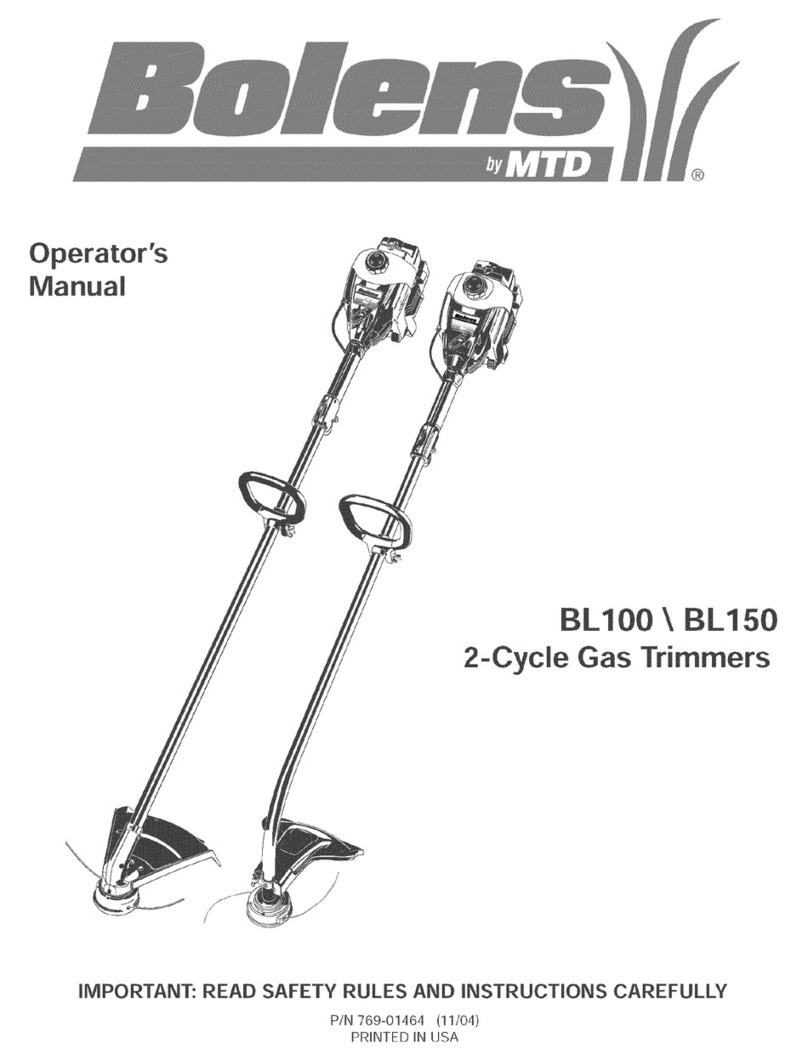 Bolens BL150 Operator's manual