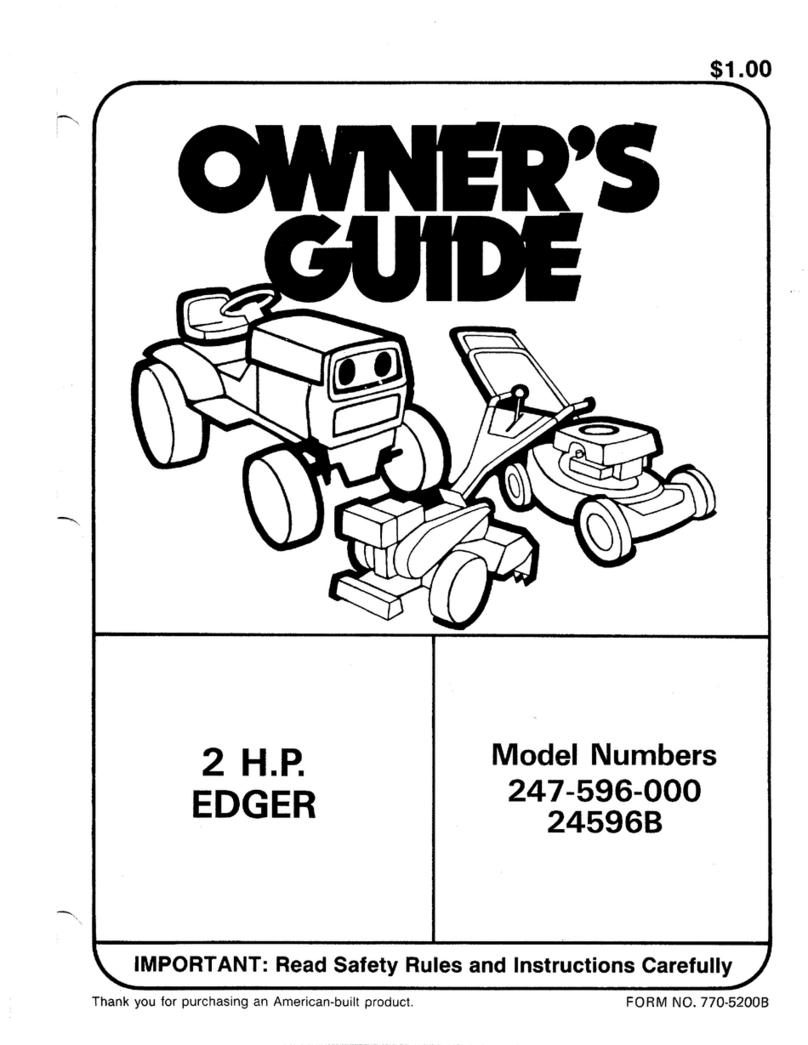 MTD 24596B User manual