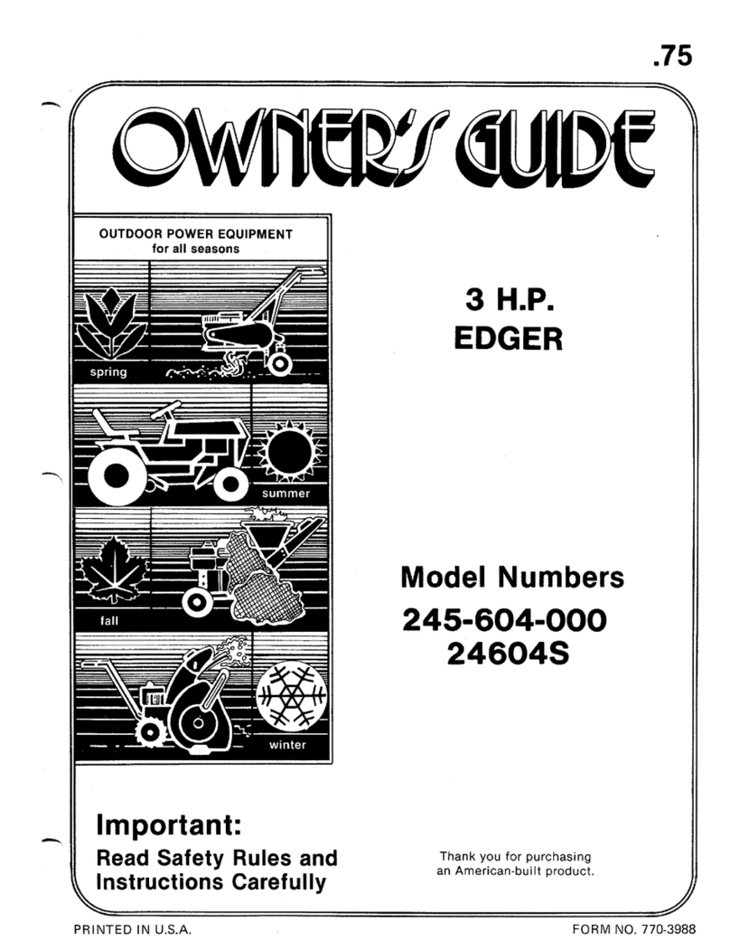 MTD 245-604-000 User manual