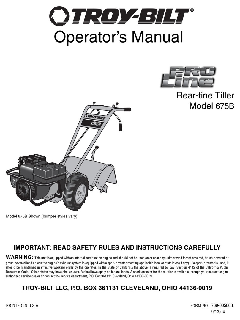 Troy-Bilt 675B Pony Operator's manual