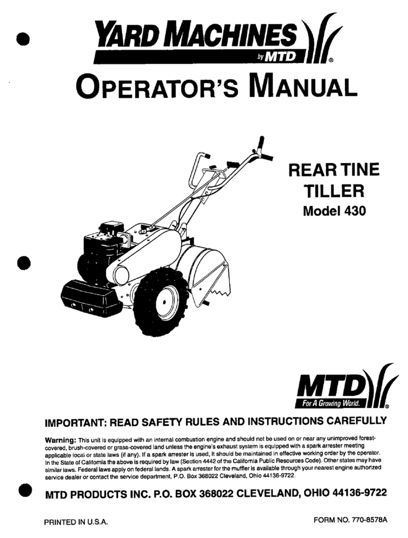 Yard Machines 430 Series Operator's manual