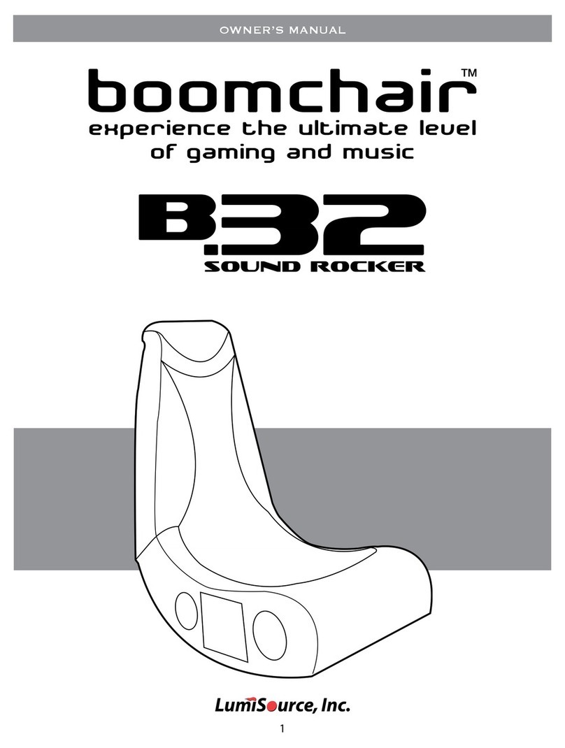 BoomChair B.32 Sound Rocker User manual