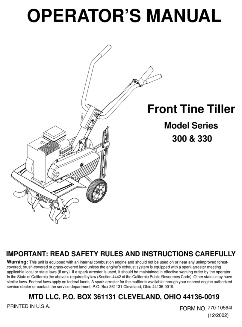 MTD 225 User manual