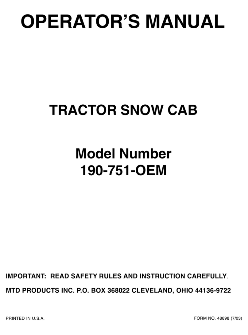 MTD 190-751-OEM User manual