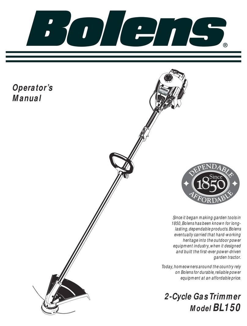Bolens BL150 Operator's manual