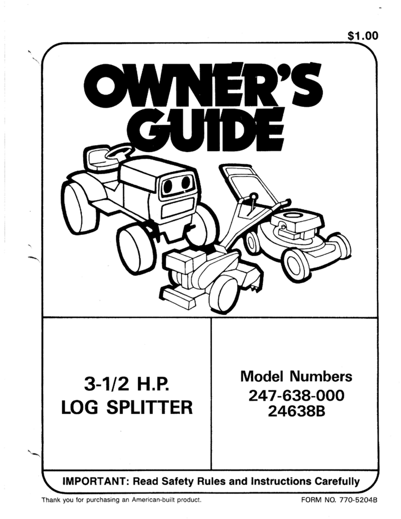 MTD 24638B owner's guide