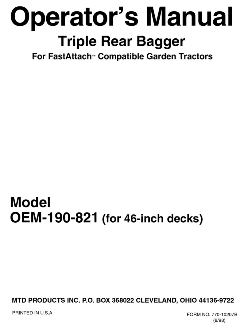 MTD OEM-190-821 User manual