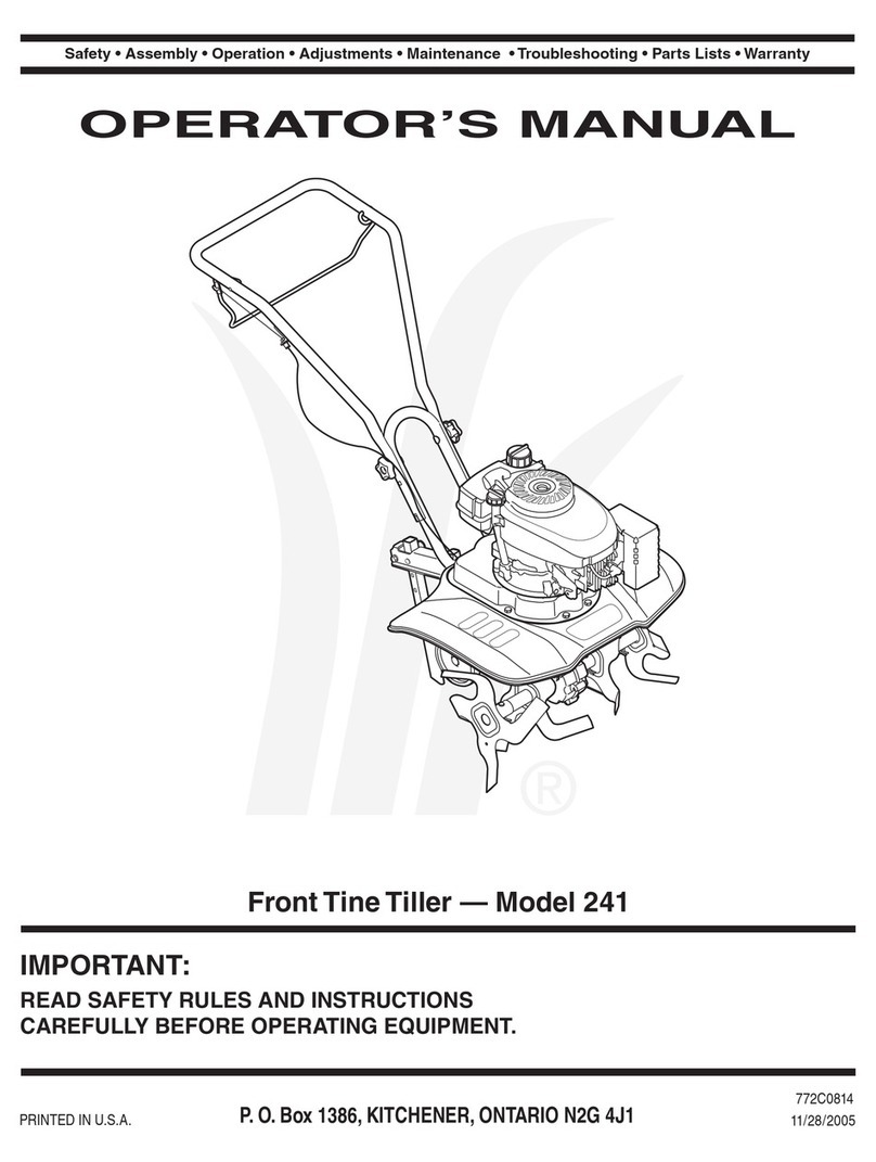 MTD 241 User manual