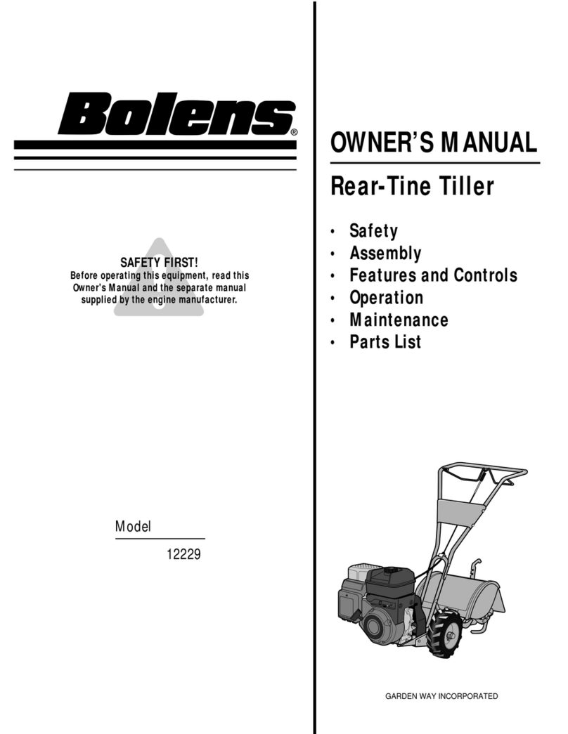 Bolens 12229 owner's manual