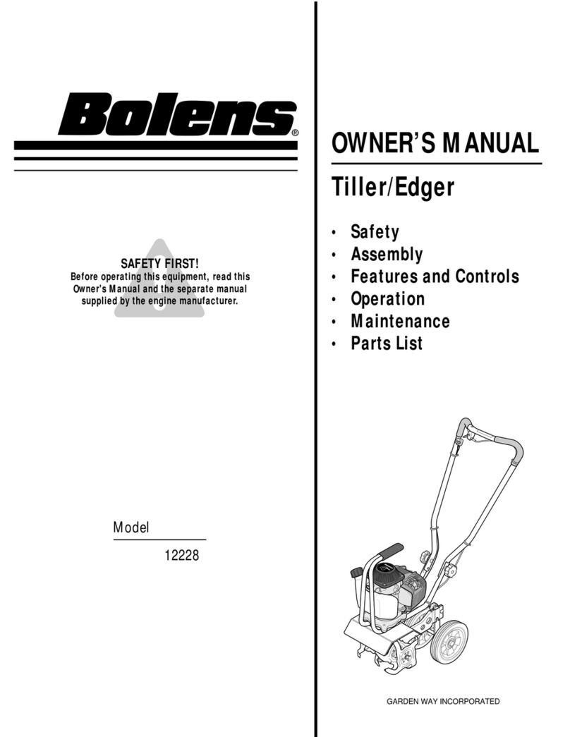 Bolens 12228 owner's manual