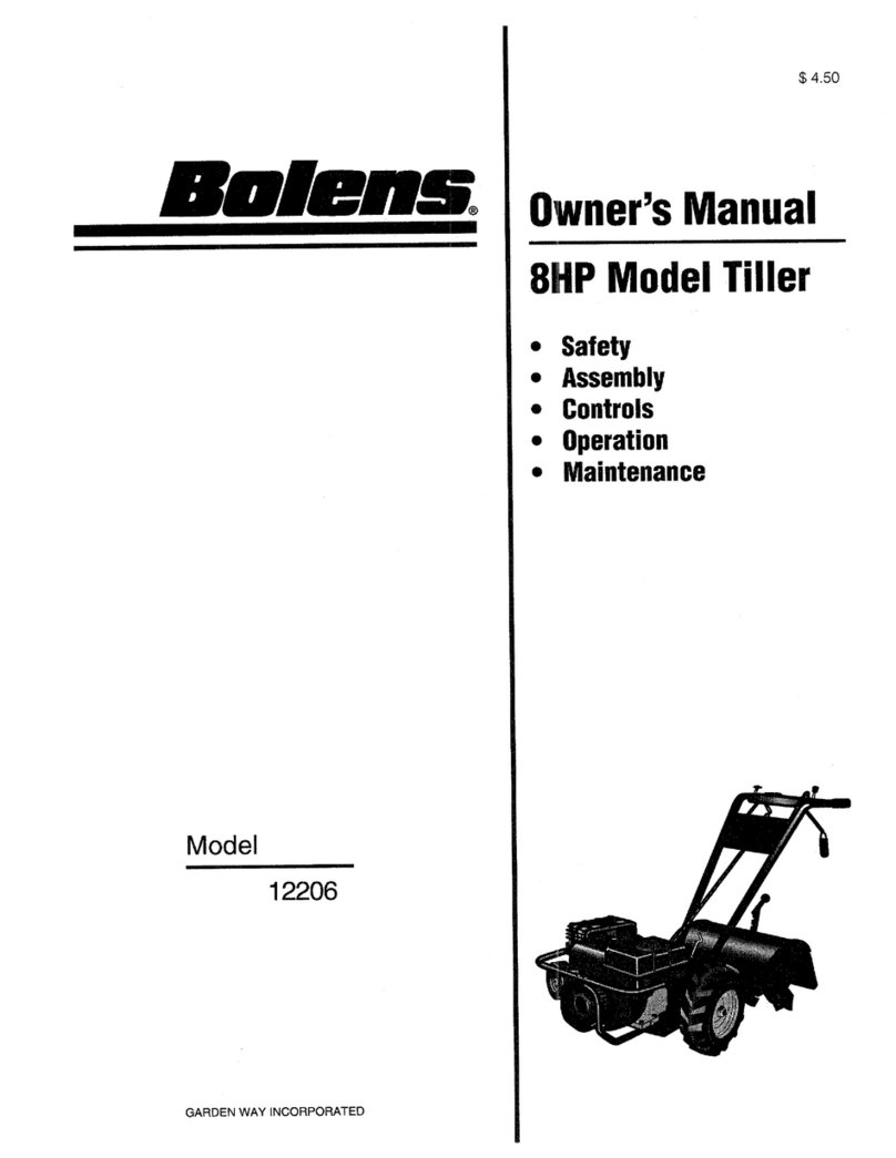 Bolens 12206 User manual