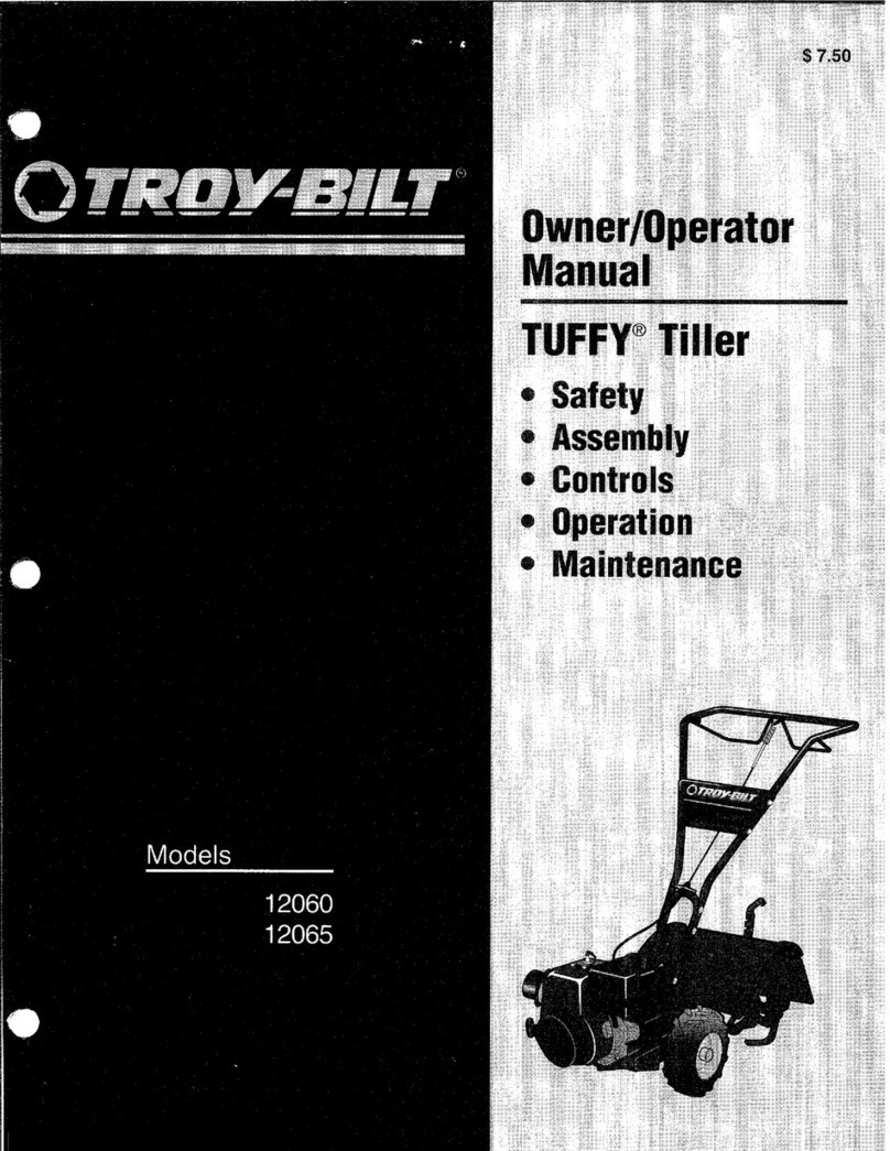 Troy-Bilt 12060 Owner's/operator's manual