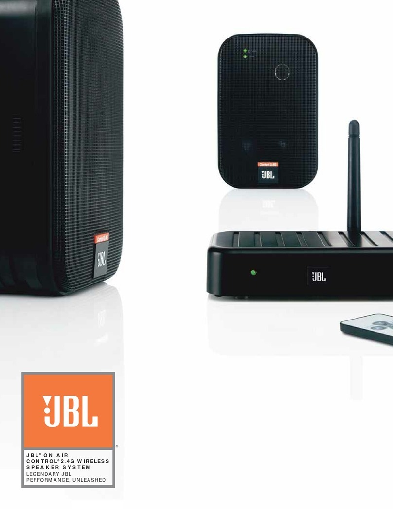 JBL On Air Control 2.4G User manual