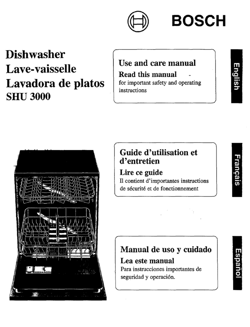Bosch SHU 3000 series User manual