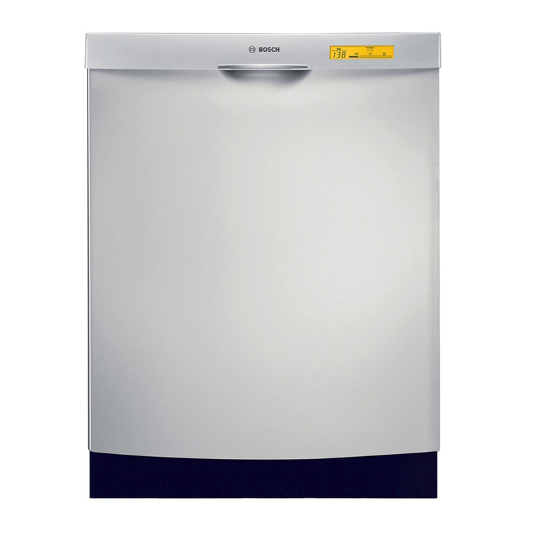 Bosch SHE58C Use & care manual